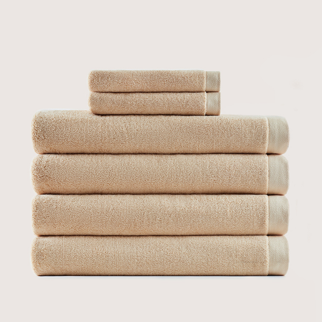 Coffret Spa en Coton Épais – Gris Charbon, 6 pièces