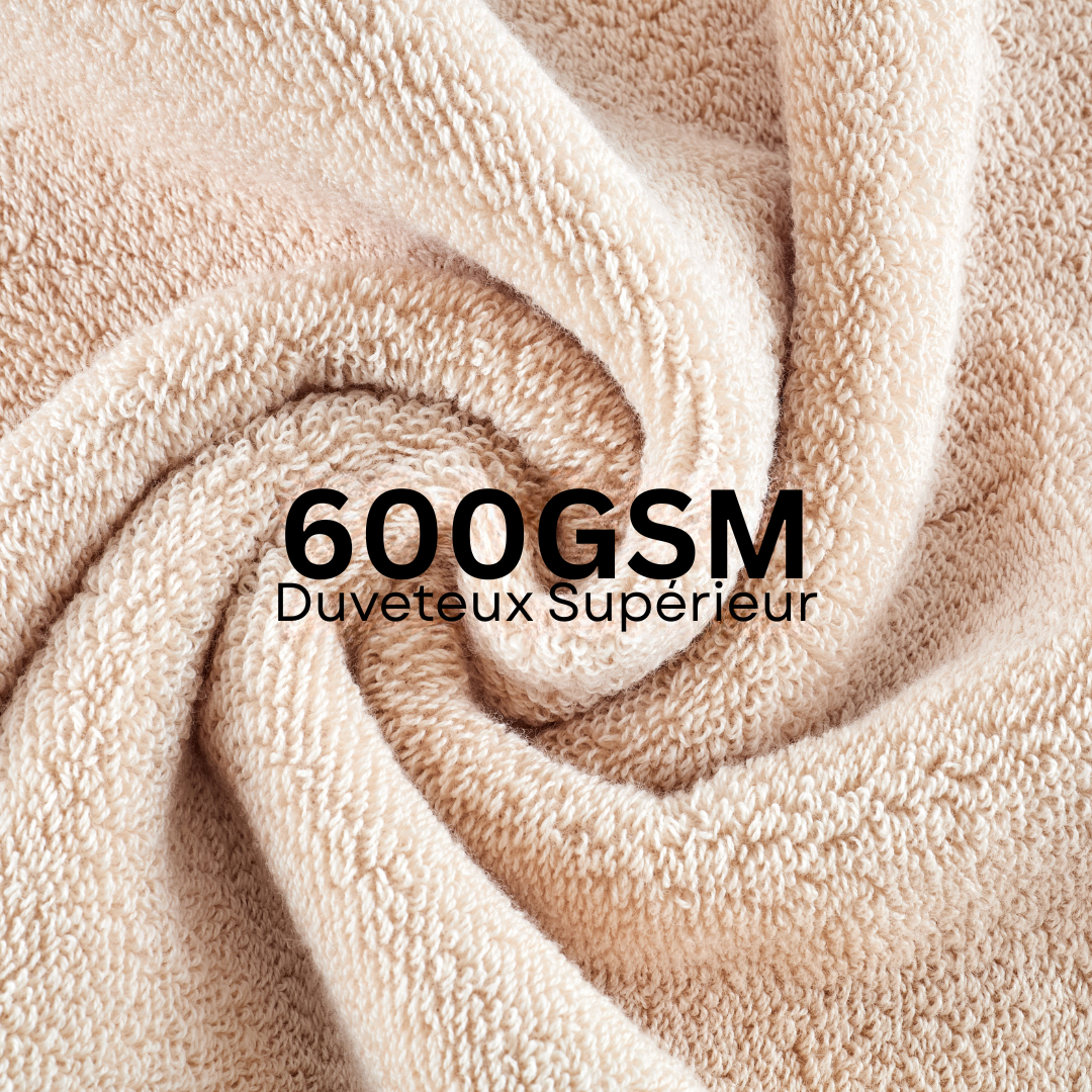 Serviettes de Bain en Coton Égyptien Ultra-Doux