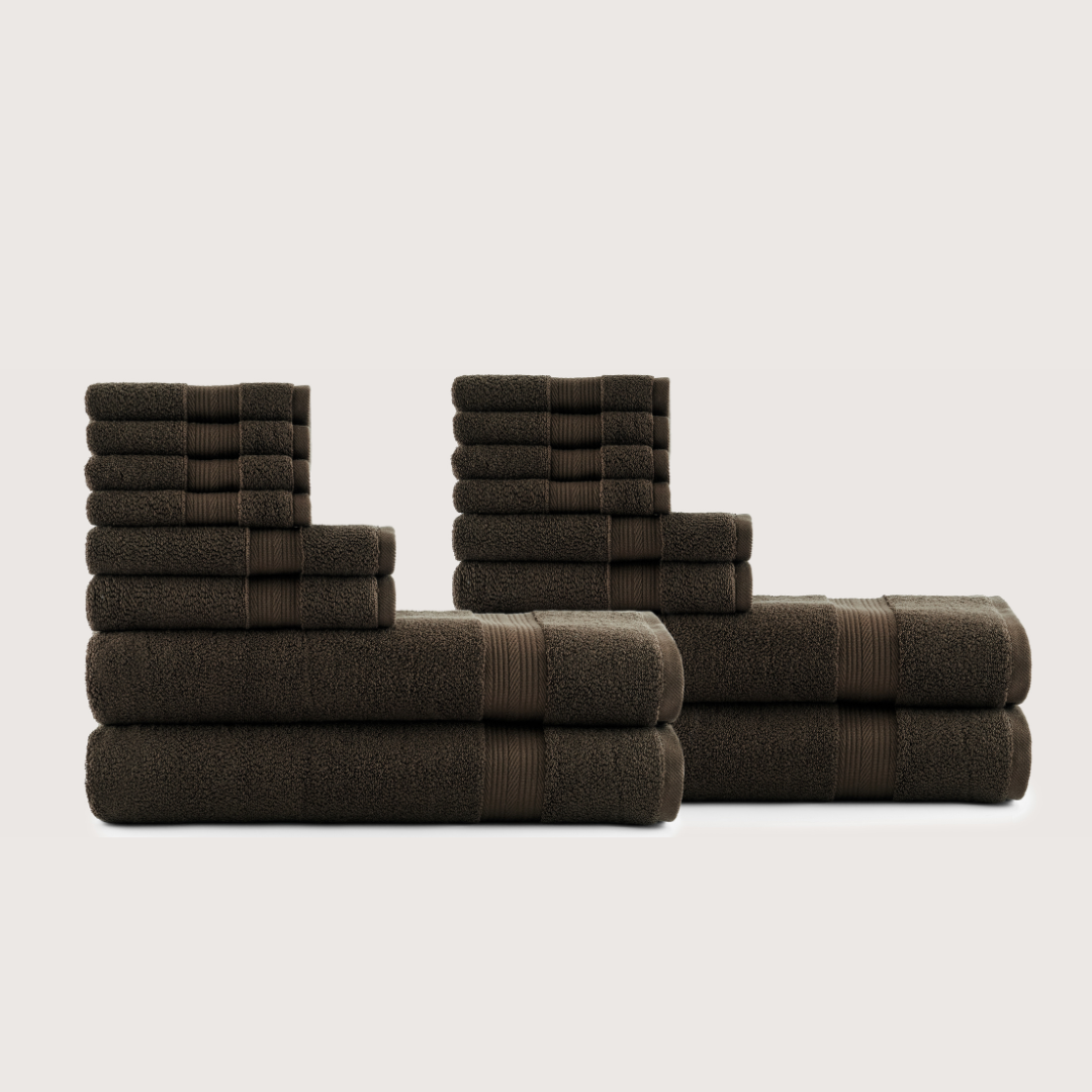 Ensemble de Bain Familial Ultra-Doux – 16 pièces