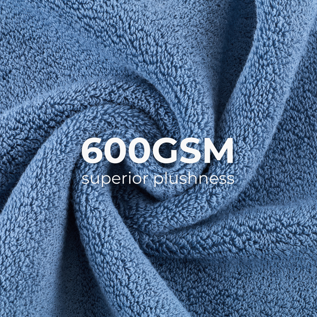 Serviettes de main en coton égyptien Ultrasoft – Bleu Lapis, lot de 2 (30×14 po)