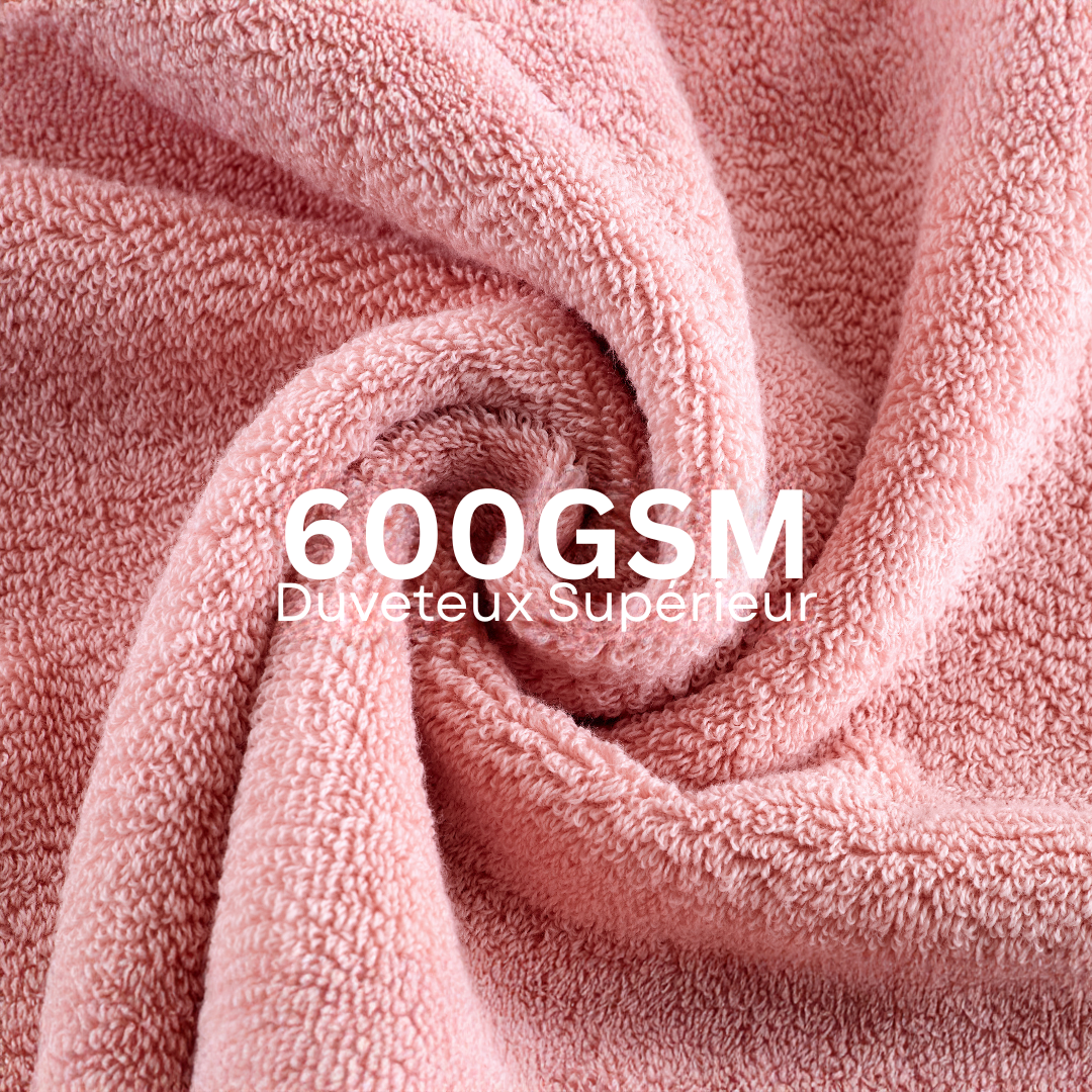 Serviettes de Bain en Coton Égyptien Ultra-Doux