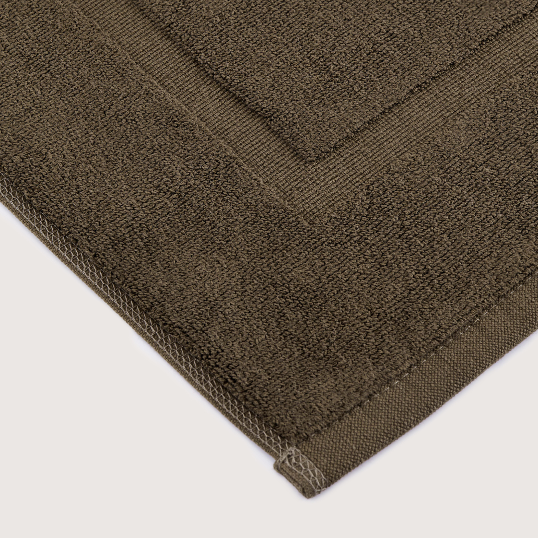 Tapis de bain en coton égyptien – Gris Charbon