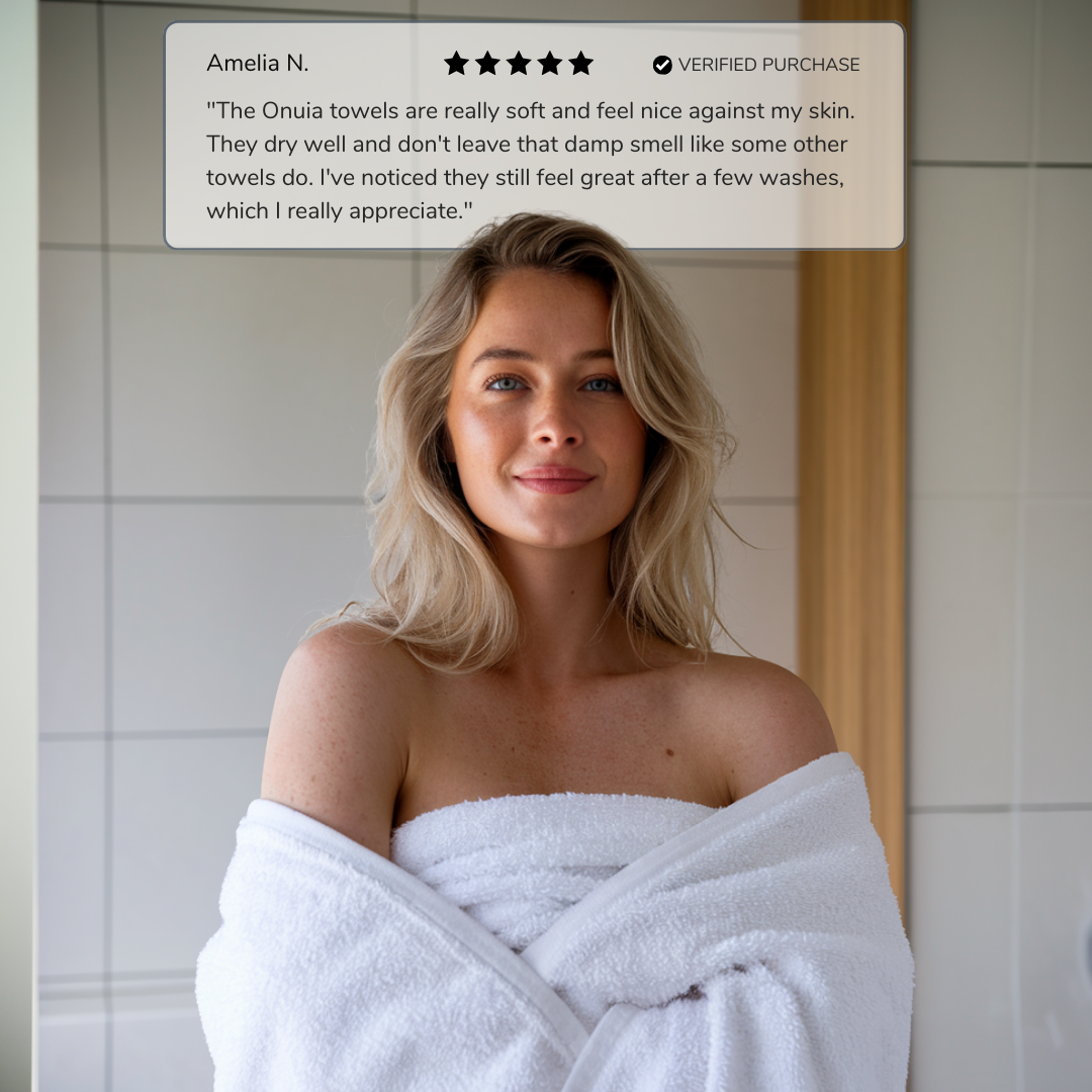 Serviettes pour les mains en coton égyptien ultra-doux — 2 pièces (30 x 14 po)