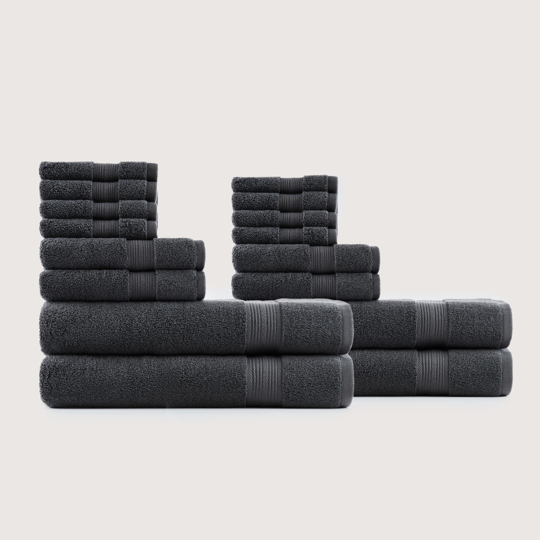 Ensemble de Bain Familial Ultra-Doux - 16 pièces