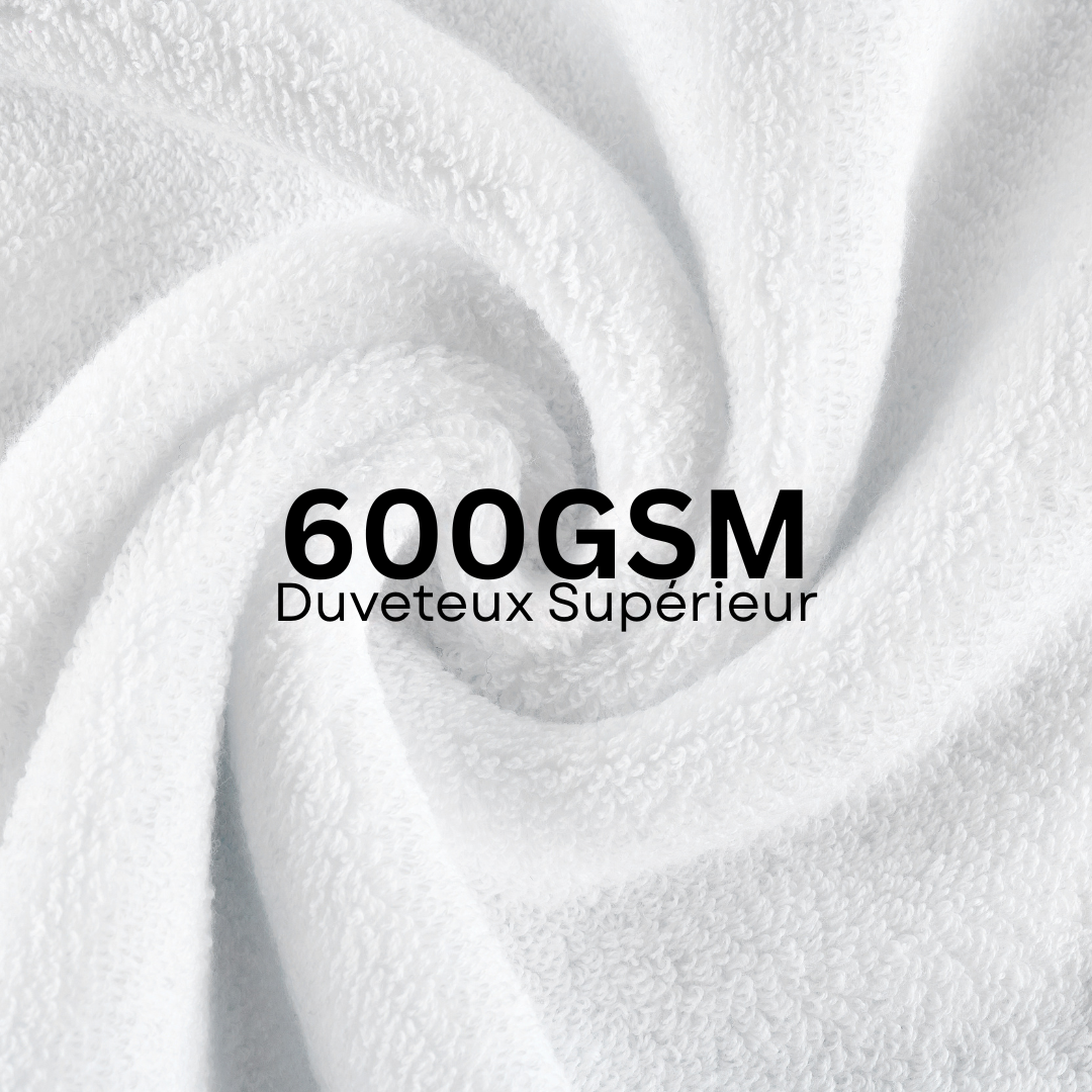 Serviettes pour les mains en coton égyptien ultra-doux — 2 pièces (30 x 14 po)