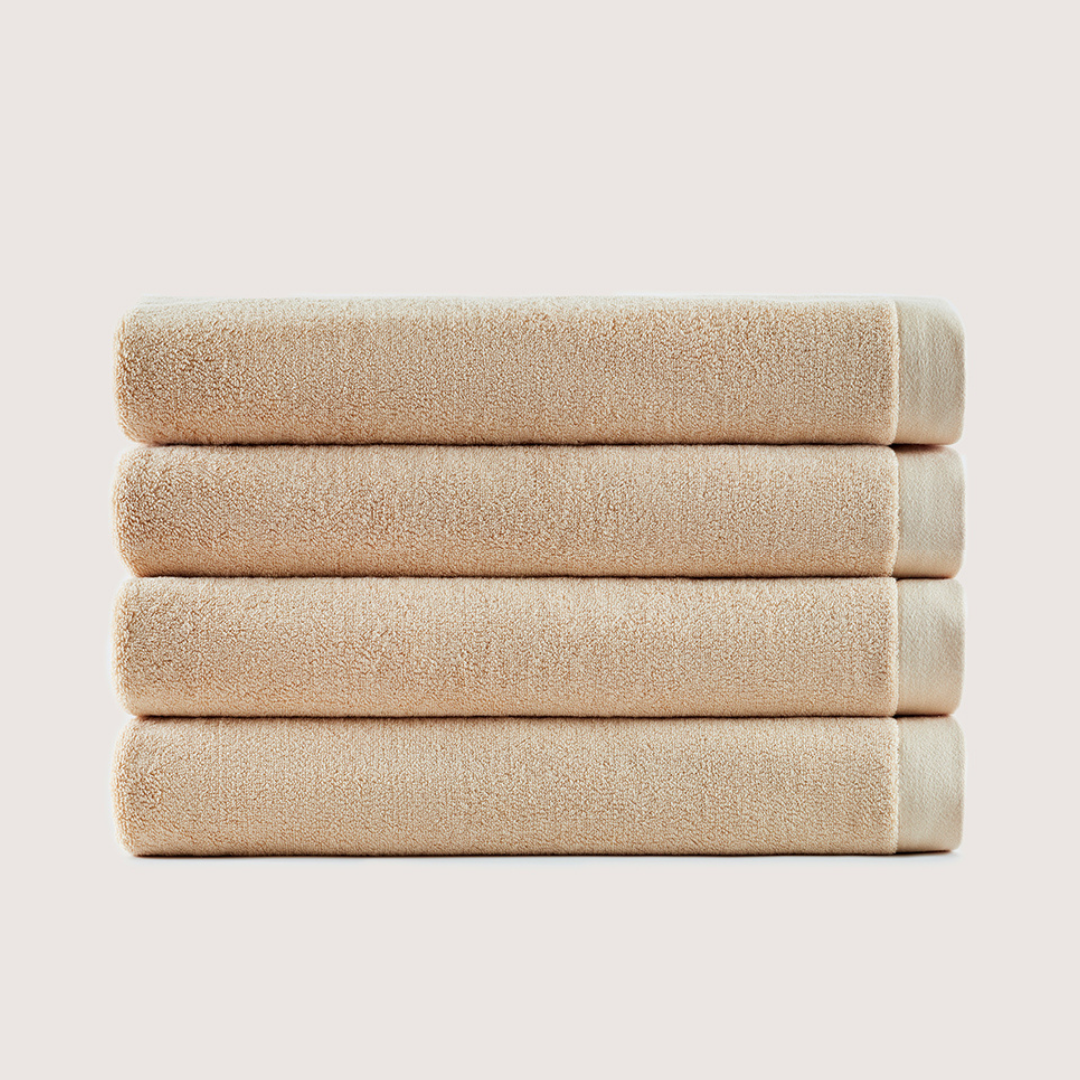 Serviettes de Bain en Coton Égyptien Ultra-Épaisses